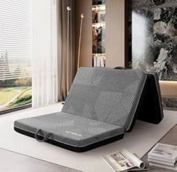 4 inch Twin Tri-fold Memory Foam Mattress