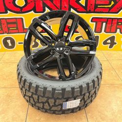 22x9 6x139 Trailboss Rims And Tires 33/1250/22 MT