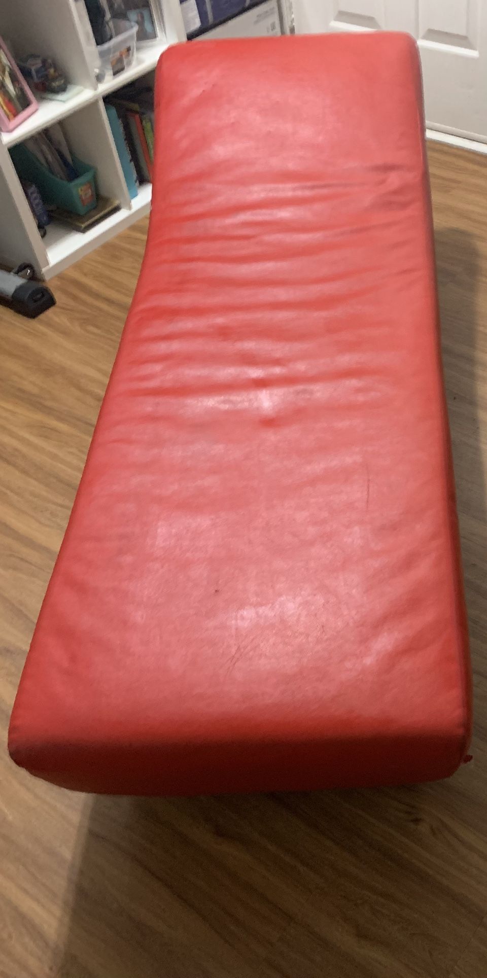 Red Leather Couch