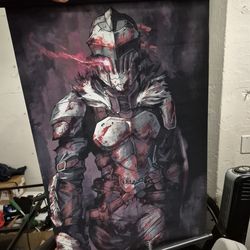 Goblin Slayer scroll hangable art