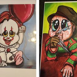 Picture Art ( Baby Freddy Krueger and Pennywise)