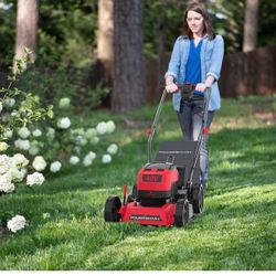 PowerSmart Lawn Mower Battery Powered with Bag, 17 Inch 3-in-1 with 40V 4.0Ah Lithium-ion Battery and Charger