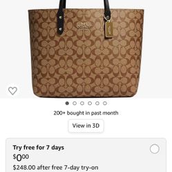 Coach Tote New authentic