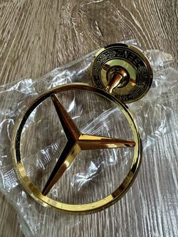 Mercedes Benz hood star emblem