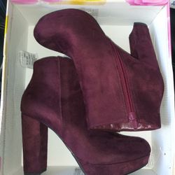 BRAND NEW Red Velvet Heels