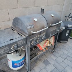 Propane...charcoal...and Smoker....
