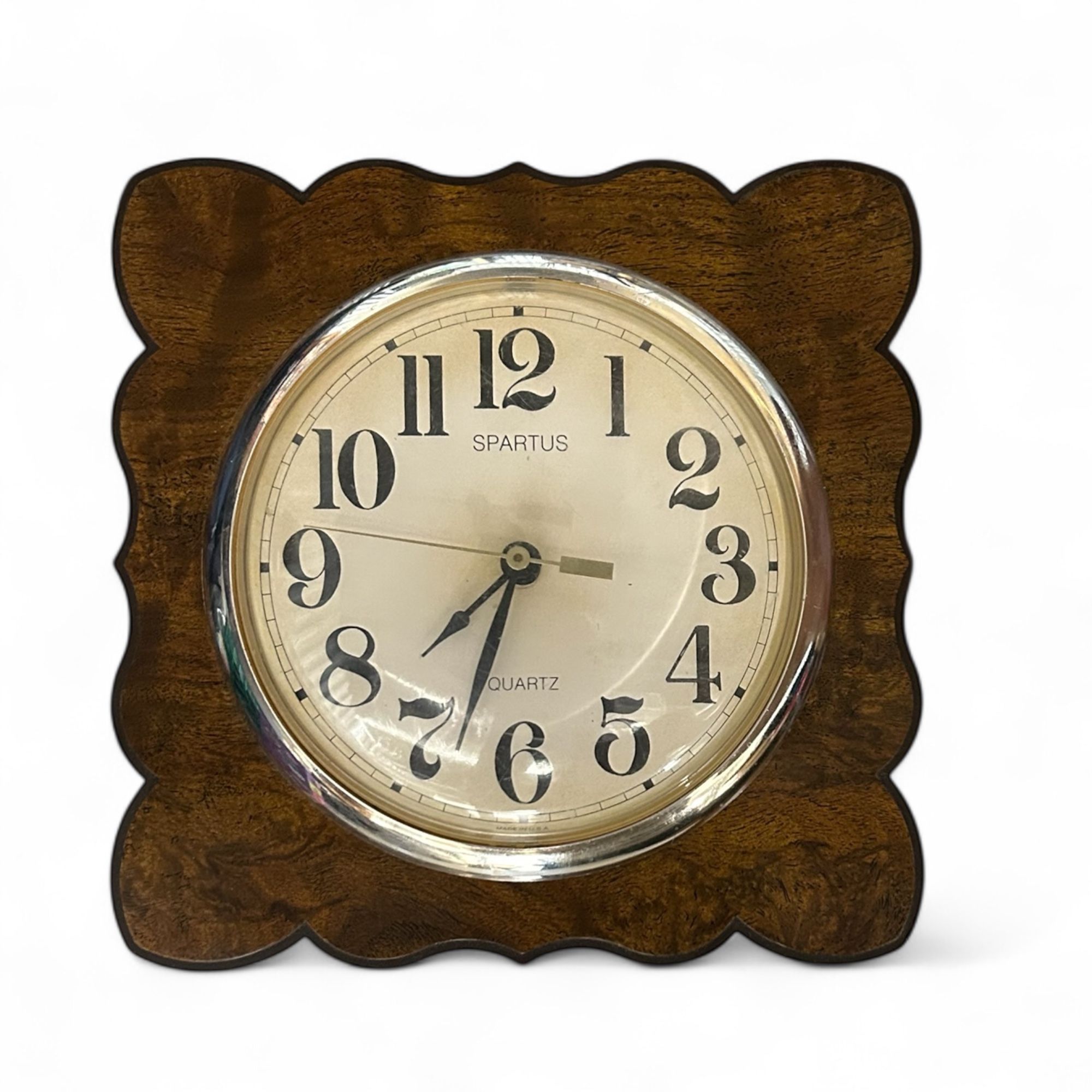 1970s Vintage Spartus Wall Clock-Works