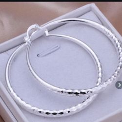 Sterling silver Earrings medium