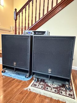 Yamaha CW118V 1200W 18inch Passive Subwoofer (Pair)