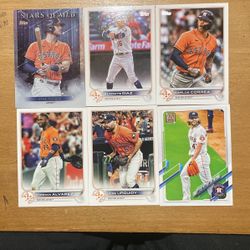 HOUSTON ASTROS 11 CARD LOT 