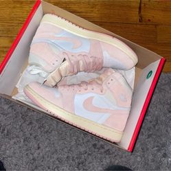 JORDAN 1 HIGH PINK WASH 