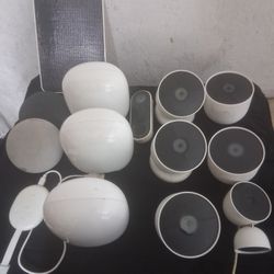 Google Home Bundle 6 Cams 3 Nest Pro Wifi +