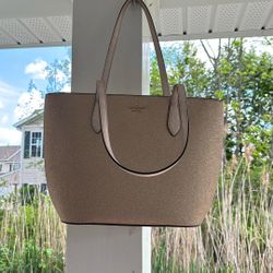 Kate Spade Satchel Purse Gold Glitter with Strap New