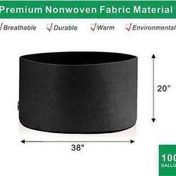 New Large 100 Gallon Plant Grow Bags , Pack Of 12 