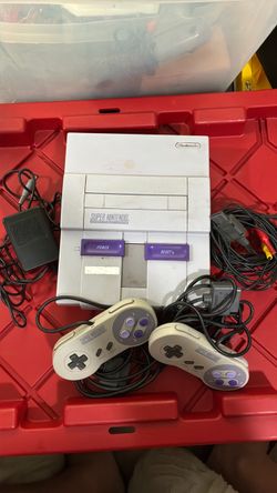 SNES Super Nintendo System Original Console OEM Complete