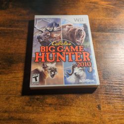 Cabela's Big Game Hunter 2010 Wii