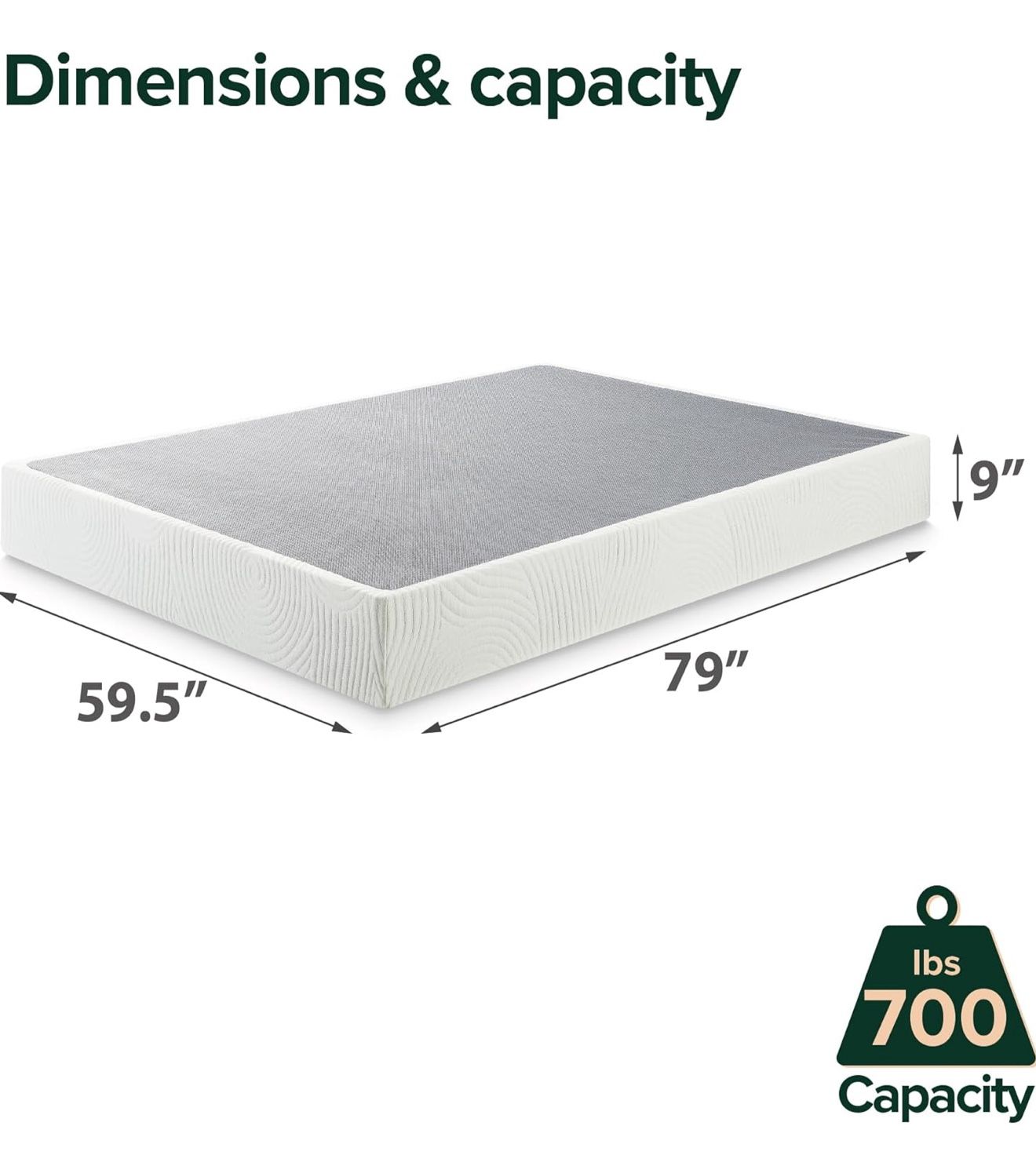 QUEEN BOX SPRING – BRAND NEW IN BOX 