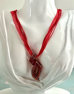 Glass Pendant Necklace