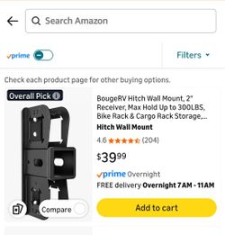 BougeRV Hitch Wall Mount 2'