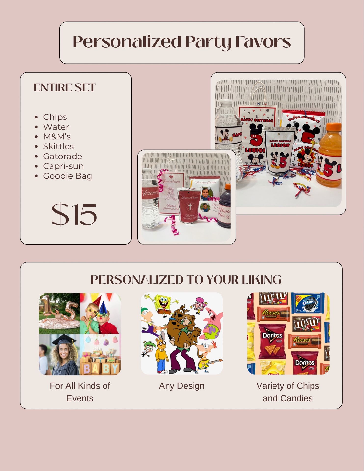 Custom Party Favors