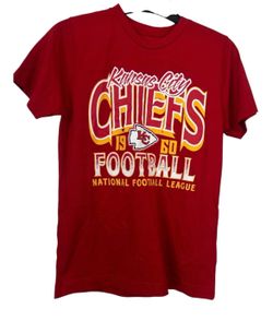 New Kids Kansas City Chiefs Red Boys tshirt NFL Size M (8/10)