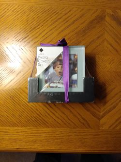 Five Piece Photo Coaster Set