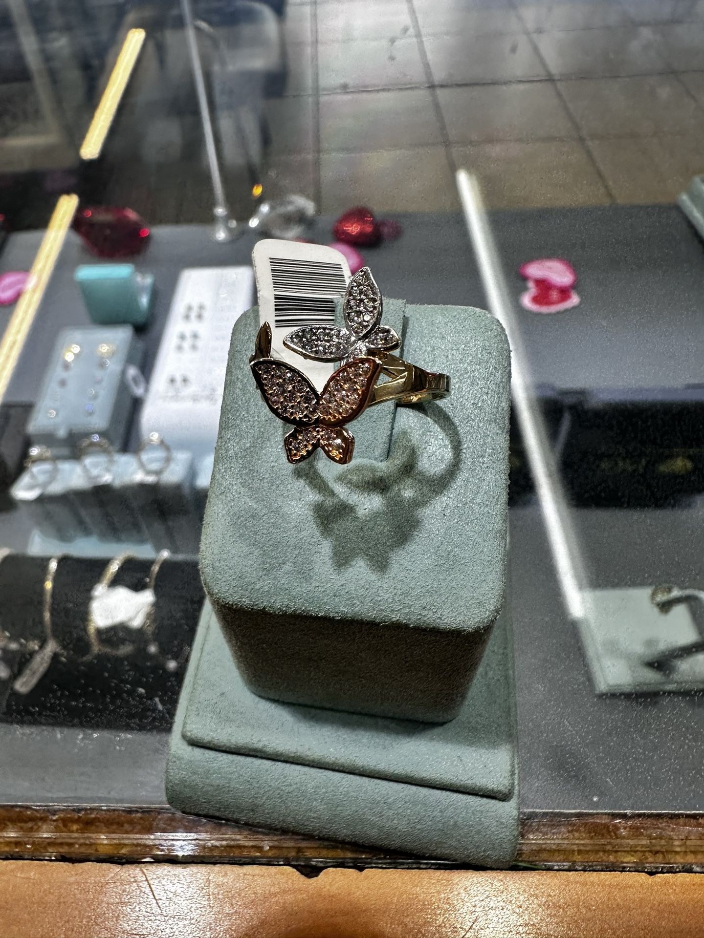 14k Yellow Gold Butterfly Ring