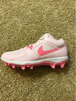 Brand New Nike Jordan Stadium 90 Low TD Football Cleats Size 12.5 Pink