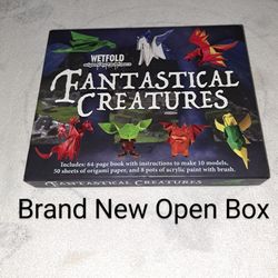 Brand New Open Box Wetfold Fantastical Creatures Origami By Paul Frasco