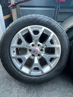 20” GMC OEM rims and tires