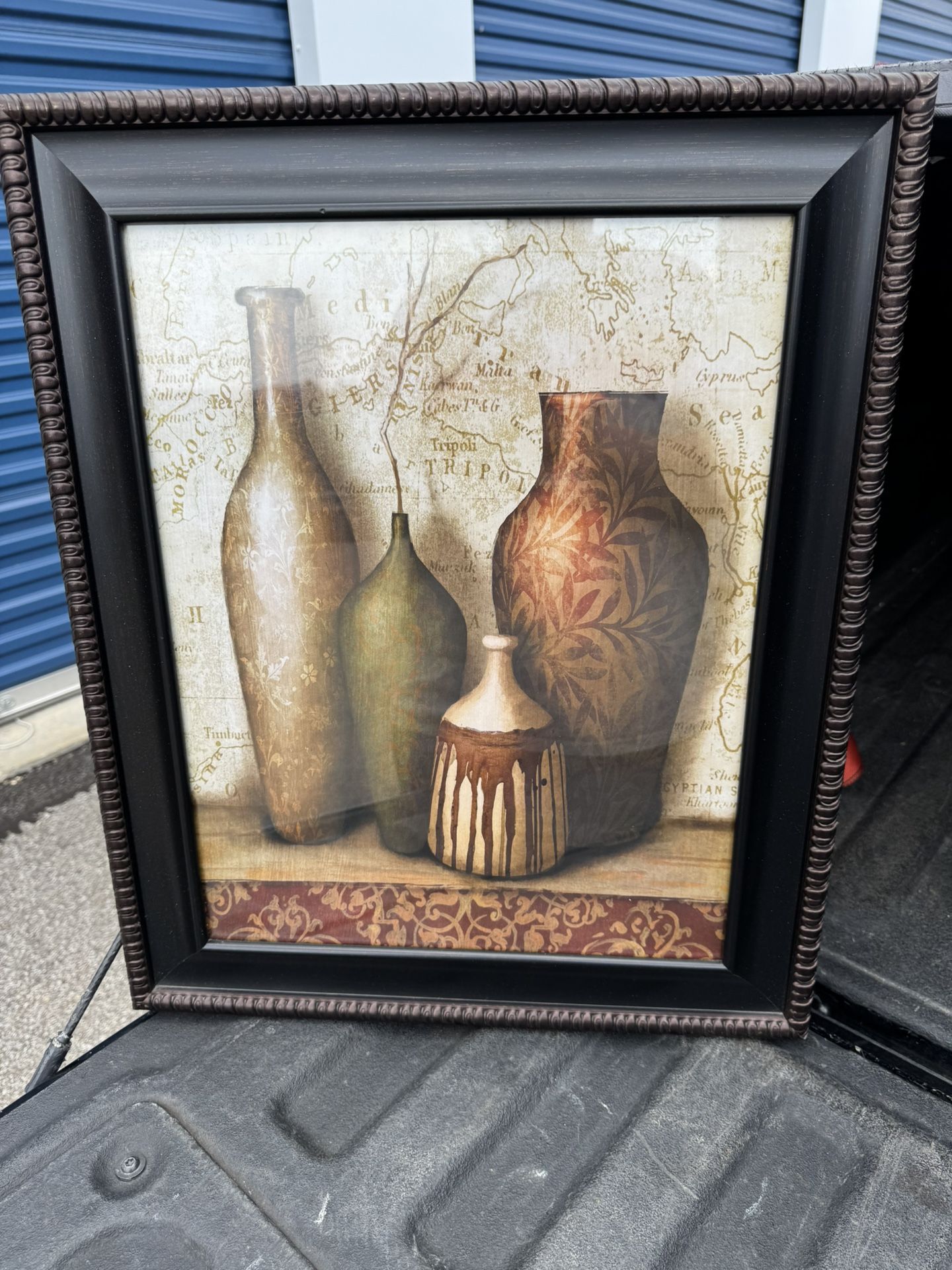Framed Picture . See Pictures For Dimensions 