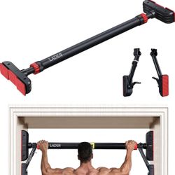 LADER Pull Up Bar for Doorway, Strength Training Pull Up Bars with No Screw