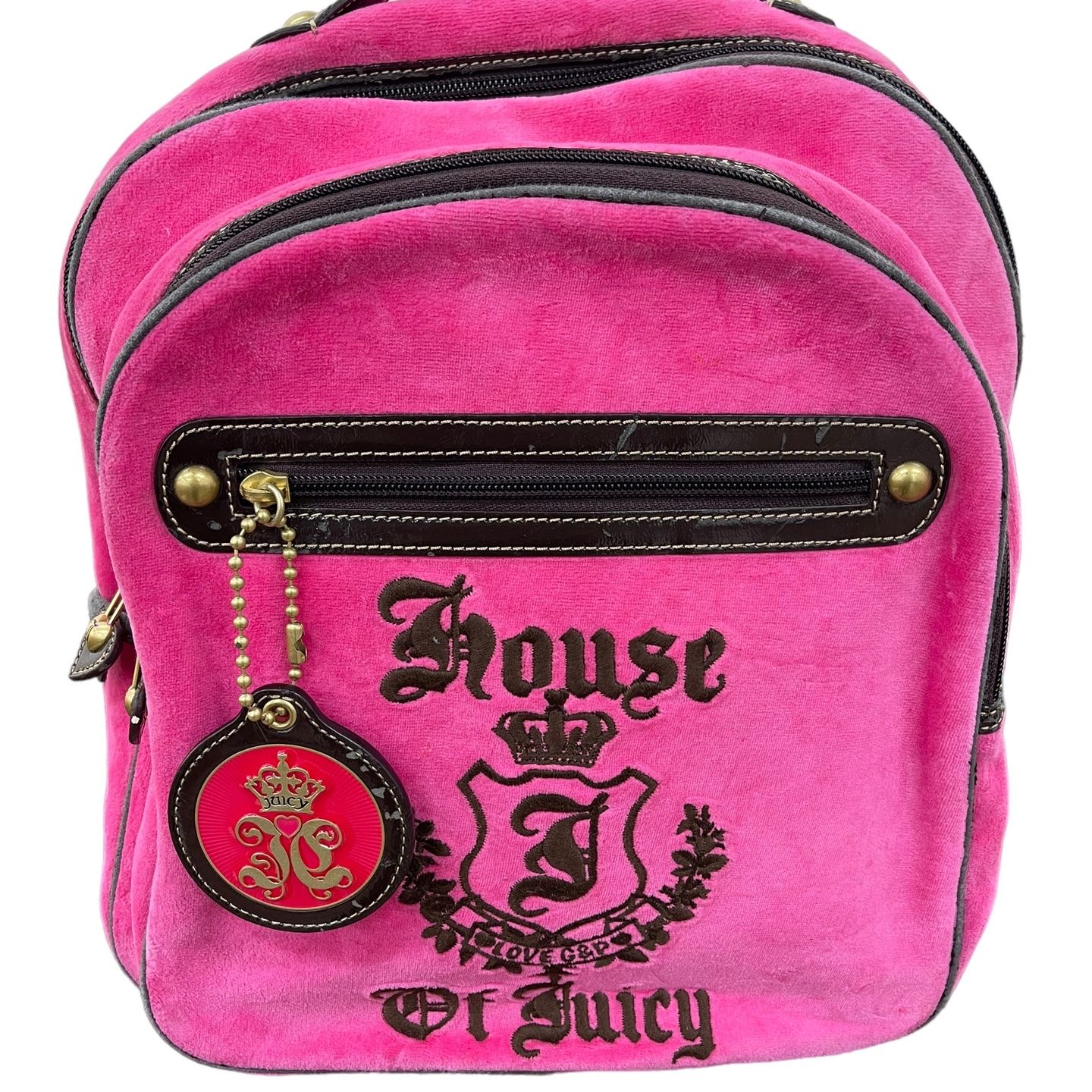 RARE Vintage Juicy Couture Hot pink Y2K backpack for Sale in  display picture 3
