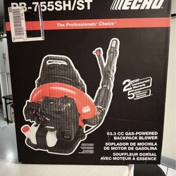 Echo Pb-755SH/St Backpack Leaf Blower Brand New