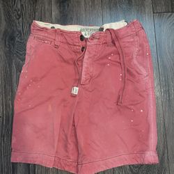 Men Button Up Abercrombie Shorts Size 30