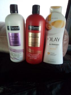 Tresemme shampoo and conditioner plus bodywash