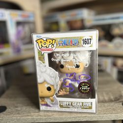 Funko Pop Luffy Gear Five Chase Signed 