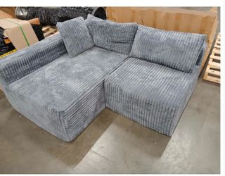 Boneless lounger and boneless L shape sectional sofa