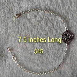 925 Sterling Silver Women's Bracelets/Brasaletes De Plata 925 Para Dama