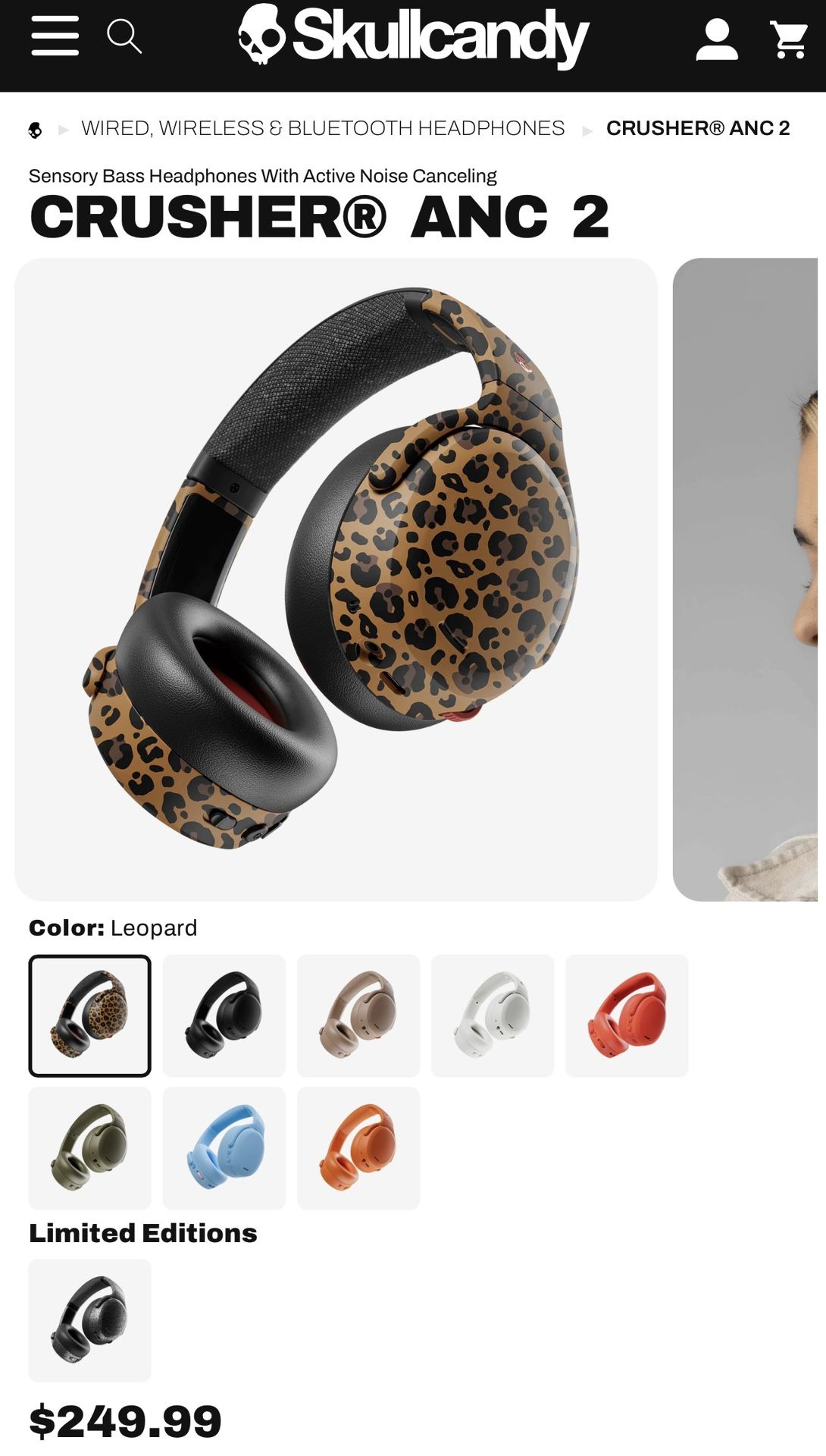 SKULL CANDY CRUSHER HEADPHONES