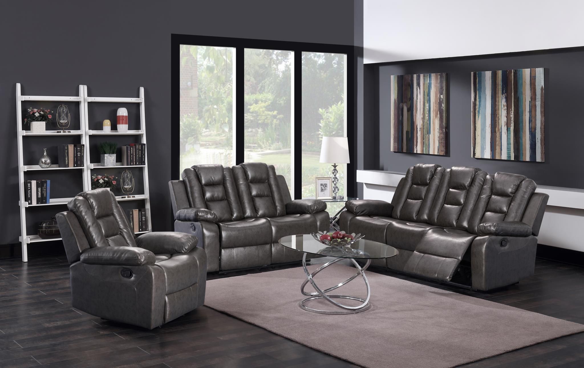 🔥Just Arrived 💥SOFA & LOVESEAT 🛋️  - Grey Color- All Come In Box 📦 - 2 PC - Available Delivery 🚚 