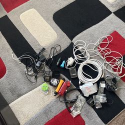 Various Charges And Earbuds For Sale