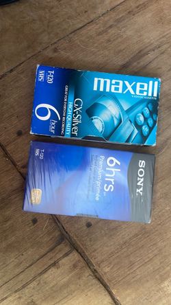 VHS tapes new and used 5 dollars each