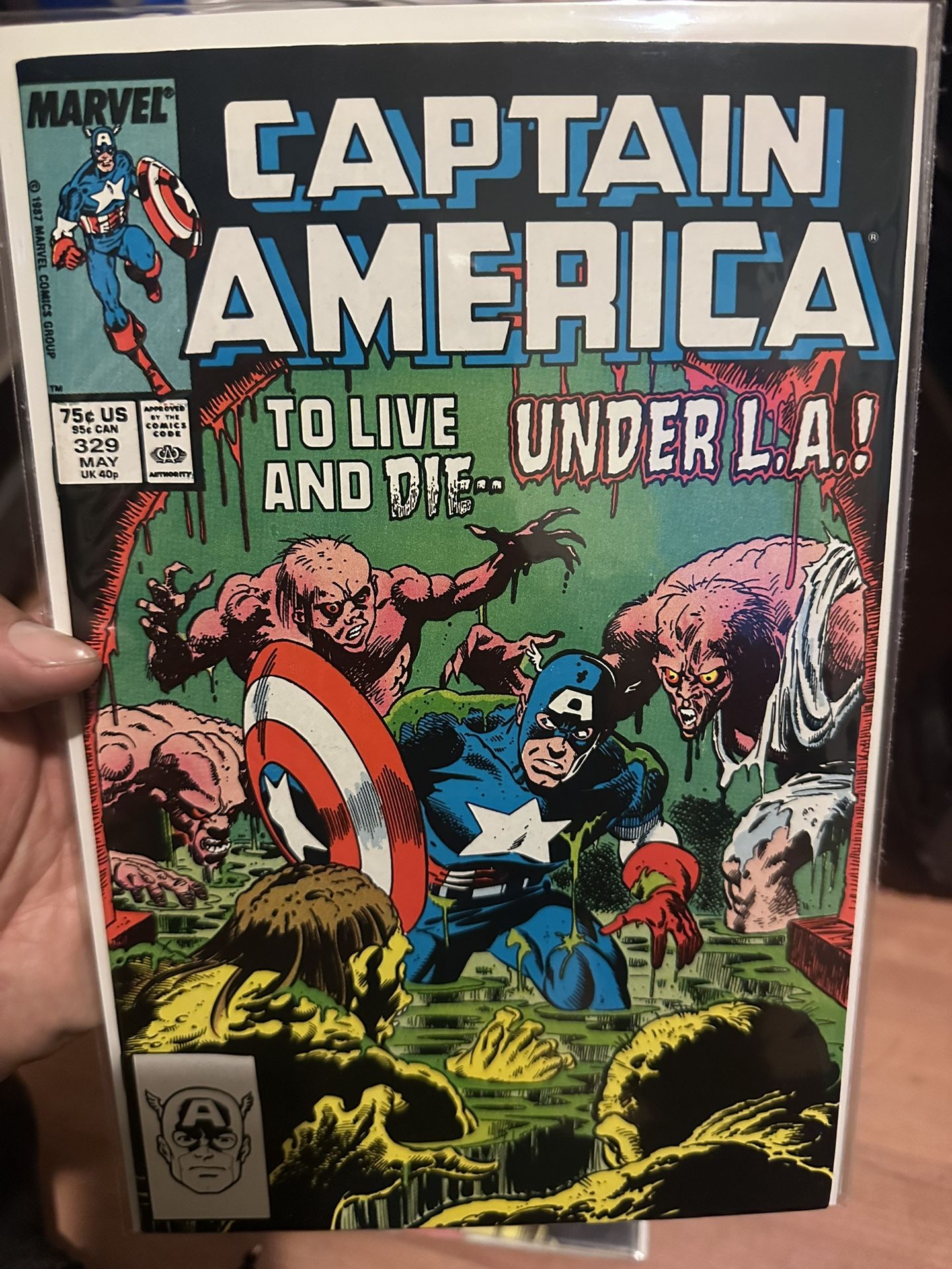Captain America 329 