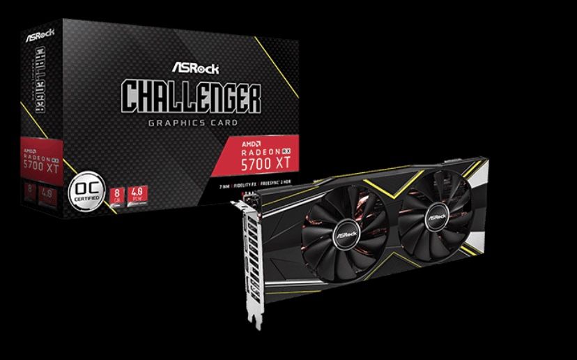 USED AMD Radeon RX 5700 XT Challenger D 8gb GPU