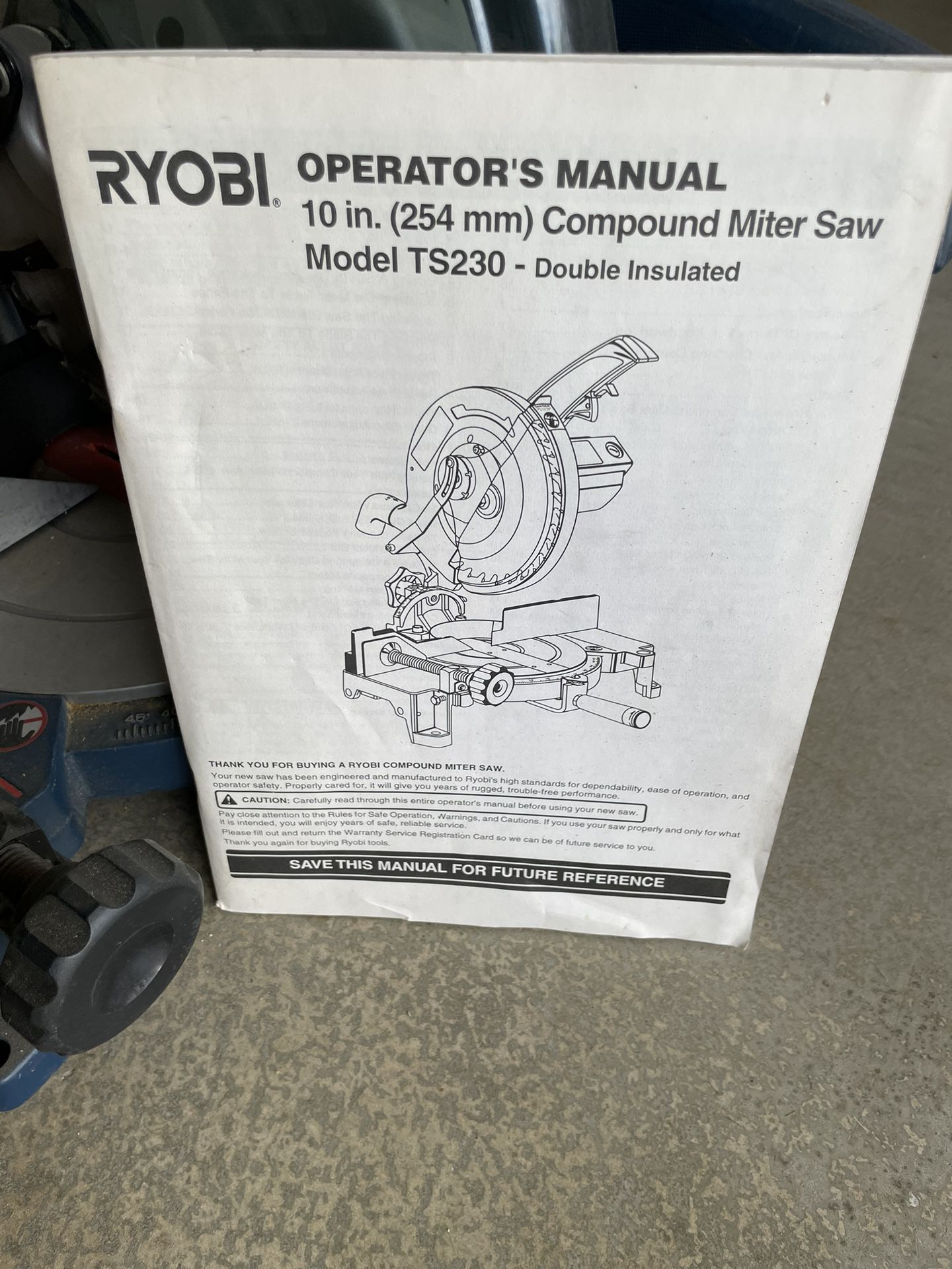 10 Compound Miter saw with Laser - RYOBI Tools