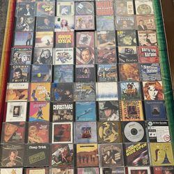 Random Eclectic Lot of More Than 83 CDs Including 17 that are Brand New in Original Sealed Packaging