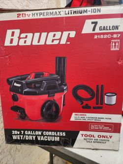 Bauer wetdry vacuum