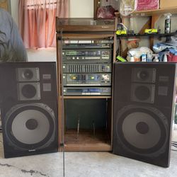 Vintage 1970s-1980s Technics Rack Stereo System