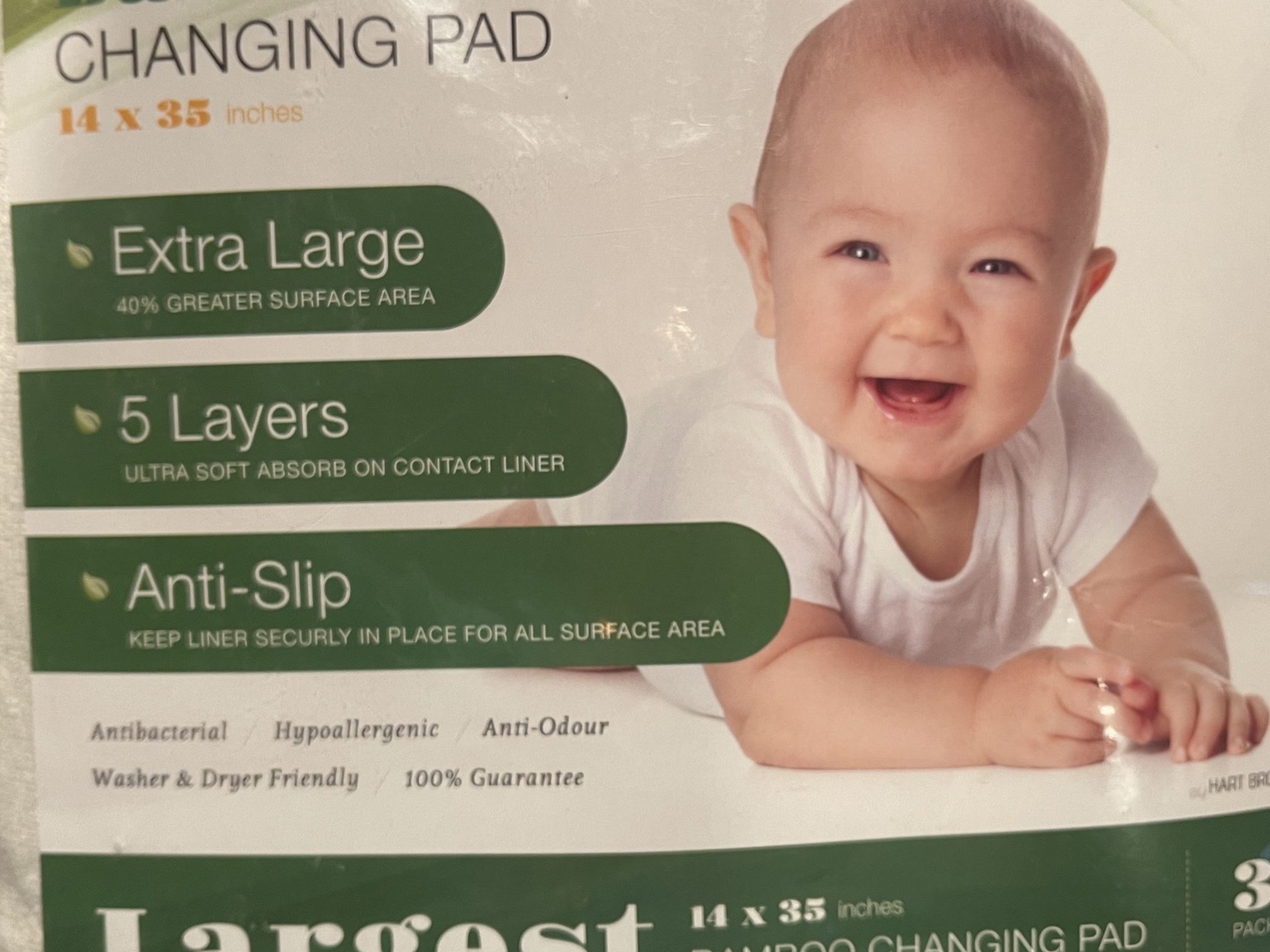 2 Sets of Bamboo Changing Pads -6 Packs